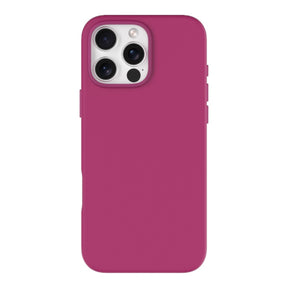 Estuche devia skin iphone 16 pro nature series silicone magnetic case color rosado suave