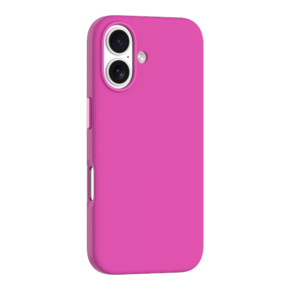 Estuche devia skin iphone 16 nature series silicone magnetic case color rosado suave