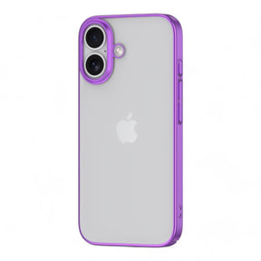 Estuche devia skin iphone 16 plus glimmer series case(pc) color fucsia