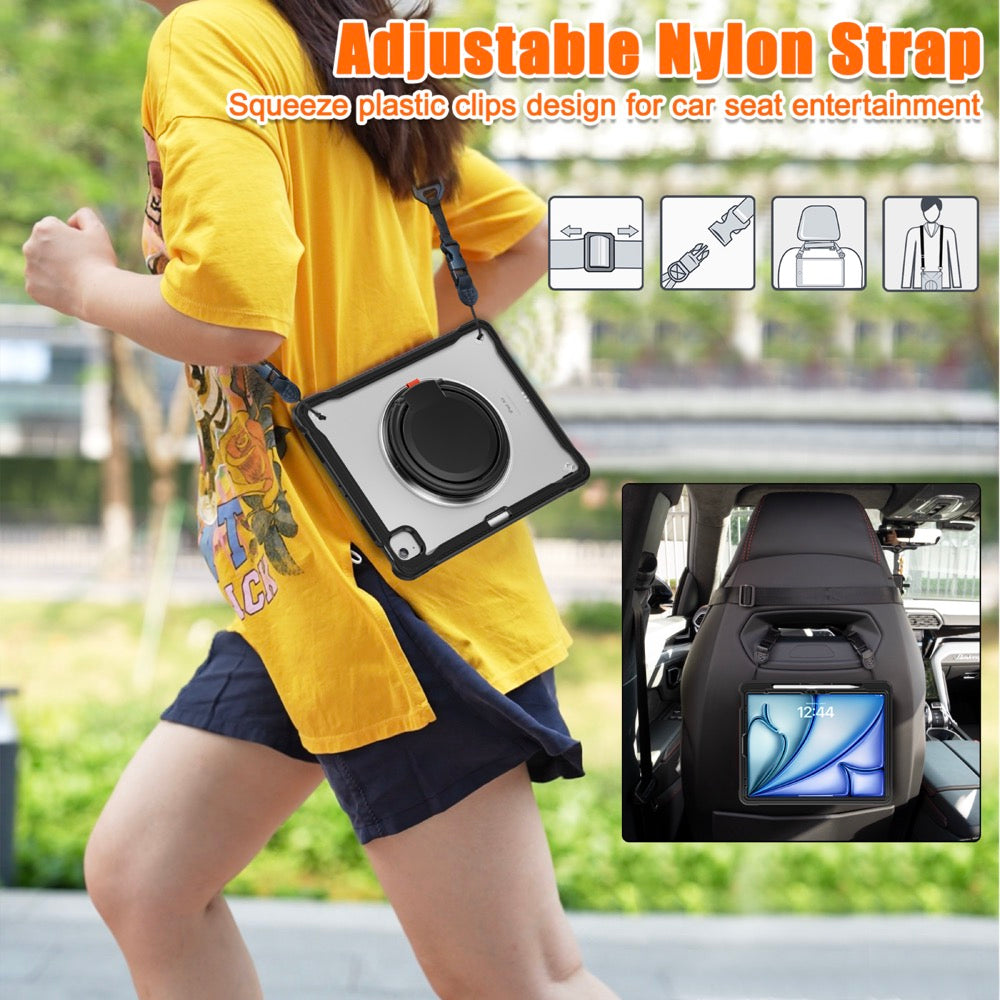 Estuche popeye b series modelo ipad air 13 2024 color transparente sin strap