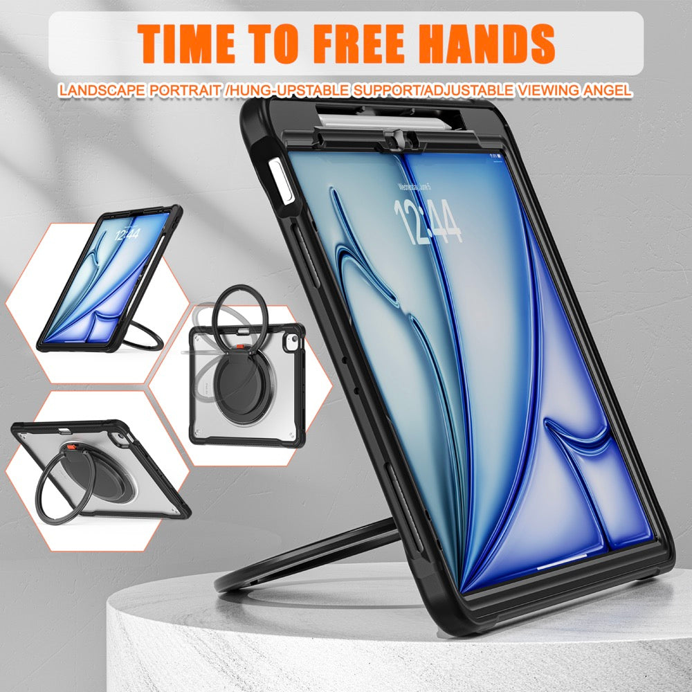 Estuche popeye b series modelo ipad air 13 2024 color transparente sin strap