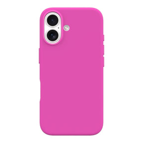 Estuche devia skin iphone 16 nature series silicone magnetic case color rosado suave