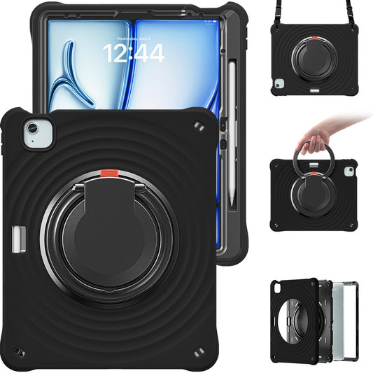 Estuche chief engineer b series modelo ipad air 13 2024 color negro con strap - imagen 1