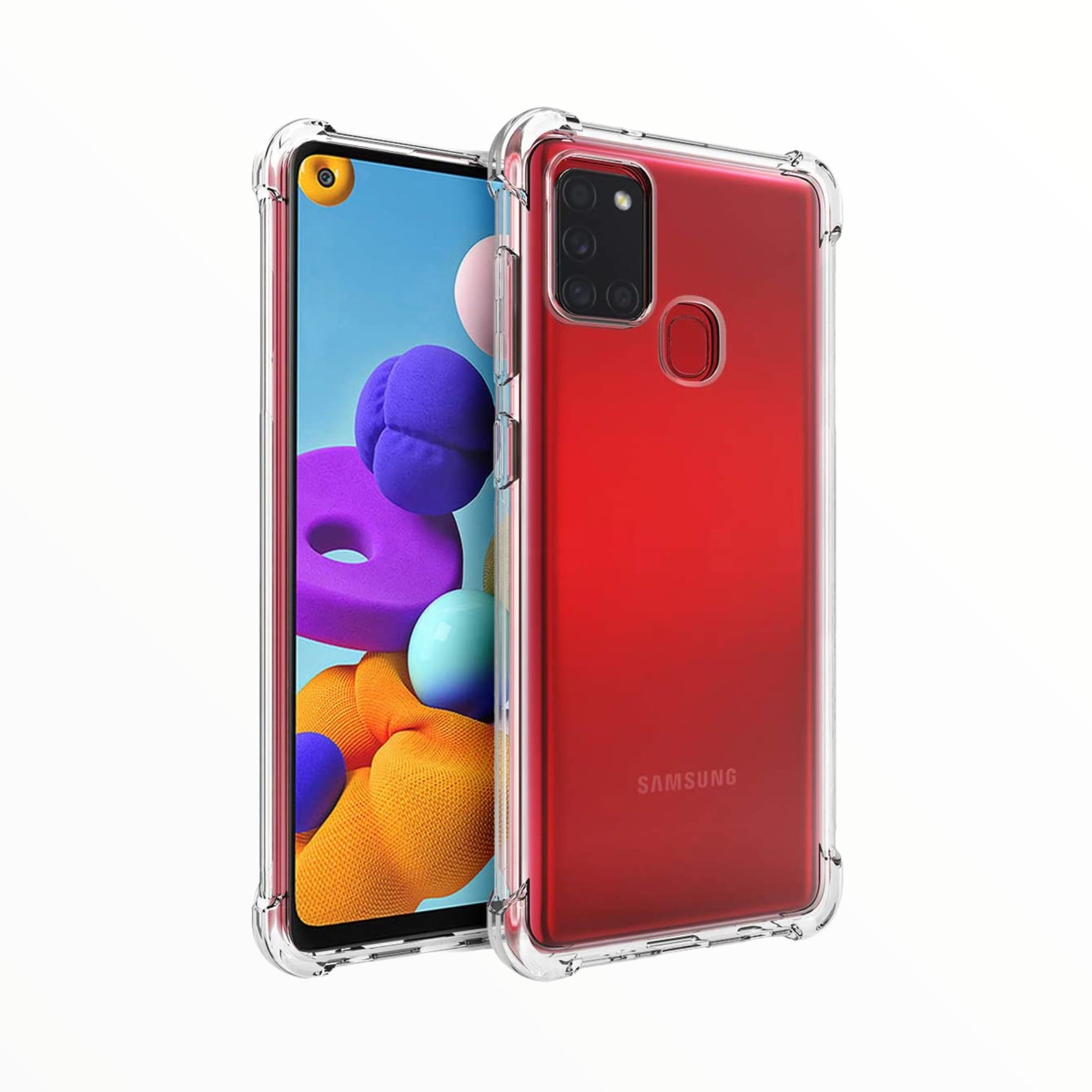 Estuche Protección El Rey Hard Case Transparente Samsung A21s - A21SHDC001