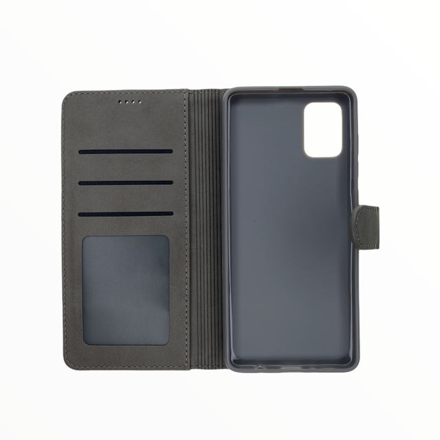 Estuche Carteras LC Imeeke Folio para Samsung A41 - Negro - A41UFC04