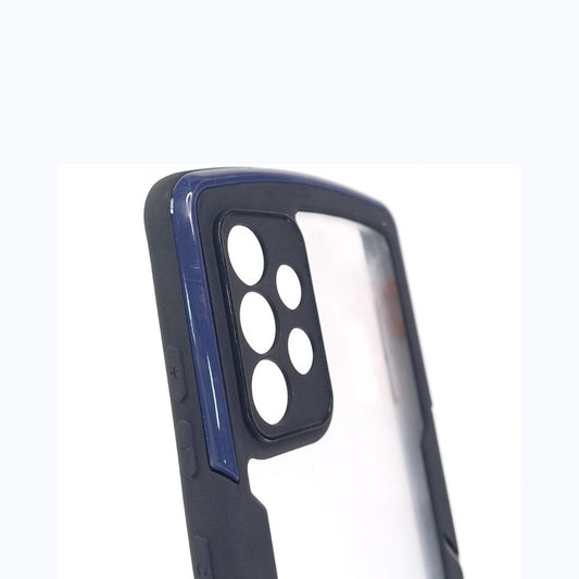 Estuche Transparente con Marco Reforzado para Samsung A72 - A72MRT02