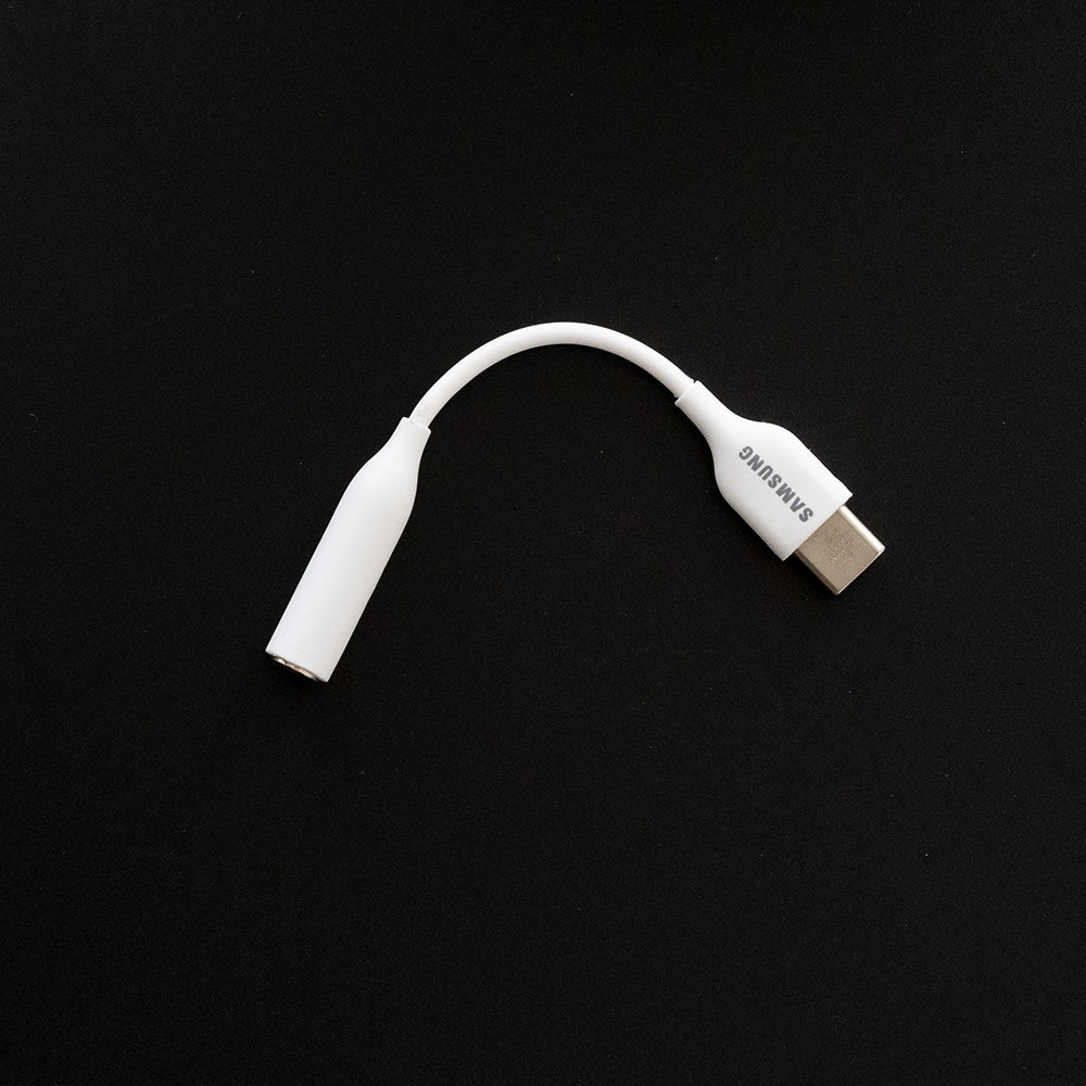 Cable Samsung Adaptador Auxiliar Tipo C a 3.5 Mm - Blanco - ACL005