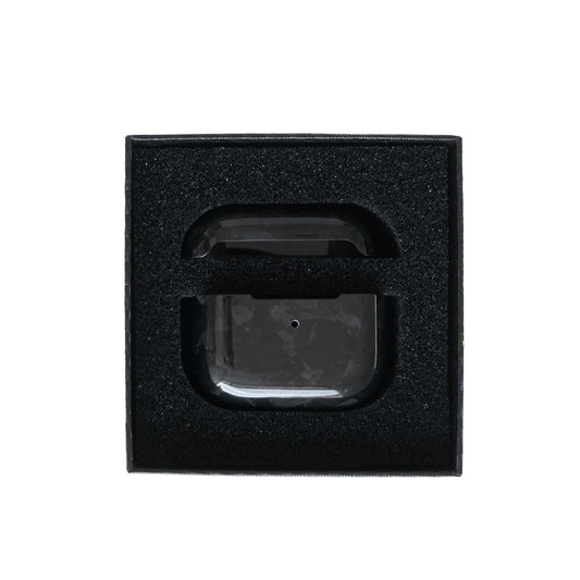 Estuche clasico el rey trenzado fibra carbon apple airpods gen 3 color fibra carbon negro
