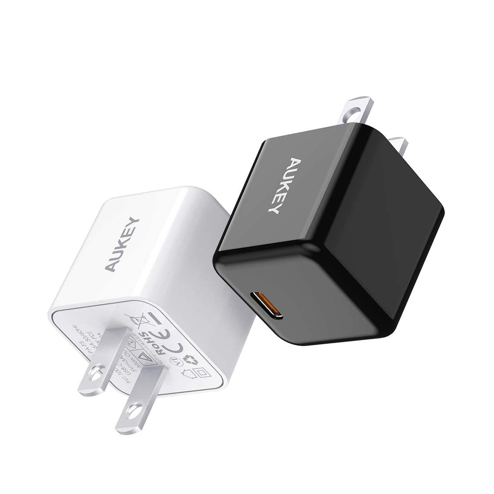 Cargador Aukey Pared 20W Ultra Compacto PD Blanco - AUK04
