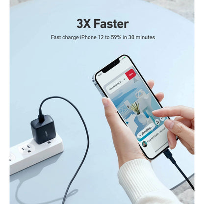 Cargador Aukey Pared 20w PD Blanco - AUK06
