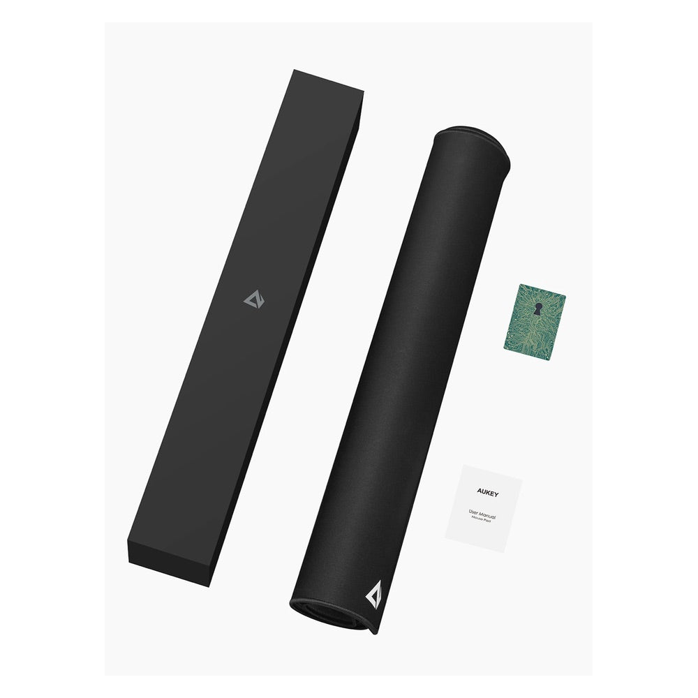 Gadget aukey gaming xl mouse pad 47.2 x 23.6 x 0.12in color negro