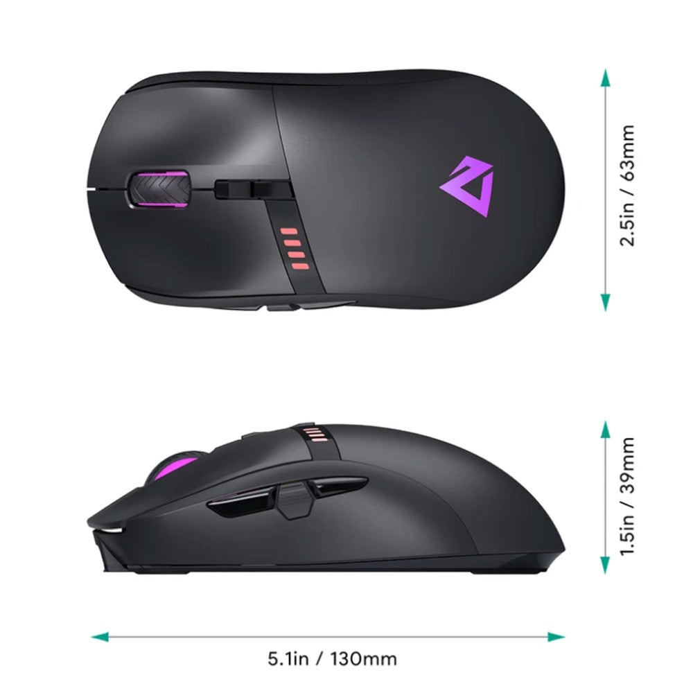 Aukey Gaming Wireless Knight Mouse RGB 16000 DPI - AUK18
