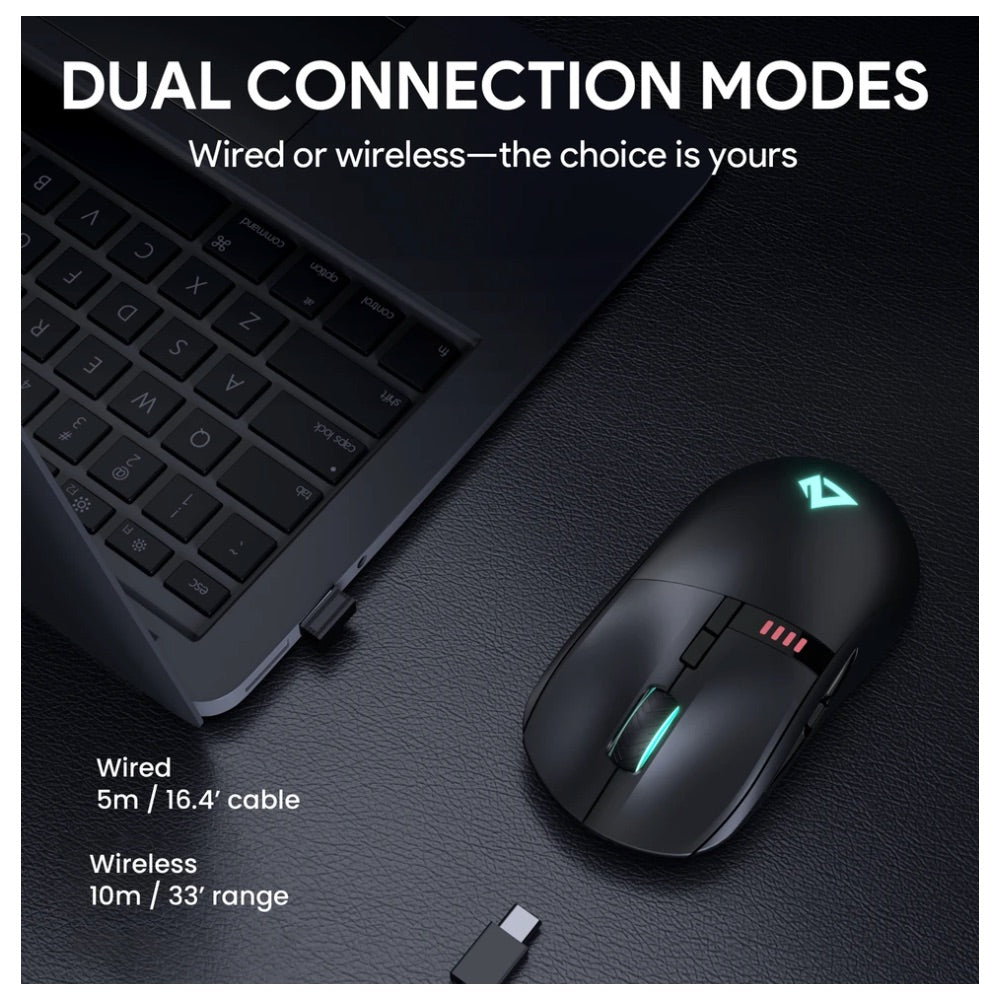 Aukey Gaming Wireless Knight Mouse RGB 16000 DPI - AUK18
