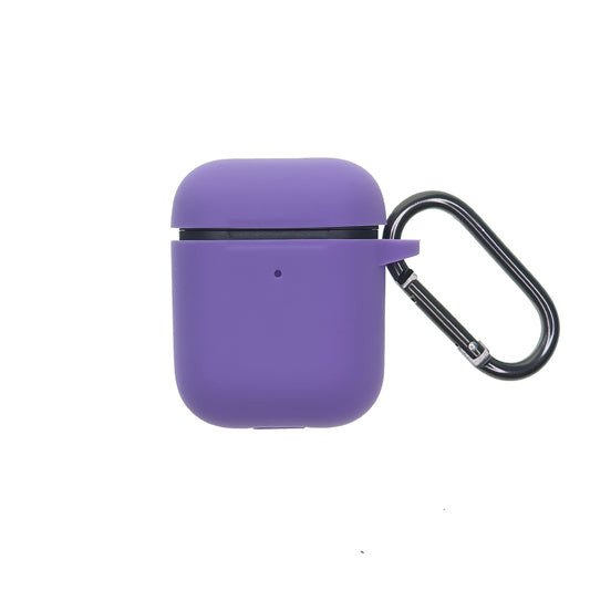 Estuche Silicon El Rey Morado para AirPods 1/2 - ERSA005