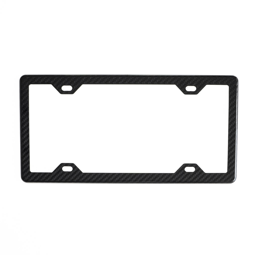 Porta Placa Fibra Carbon El Rey - FIBC05