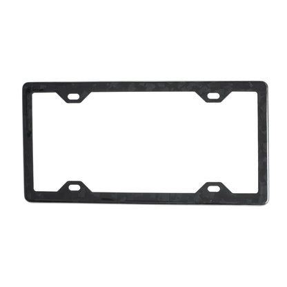 Porta Placa Trenzado Fibra Carbon - El Rey - FIBC06