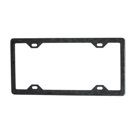 Porta Placa Trenzado Fibra Carbon - El Rey - FIBC06