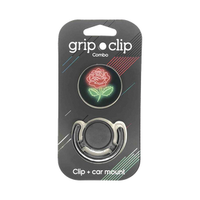 Accesorio grip clip flor neon con holder