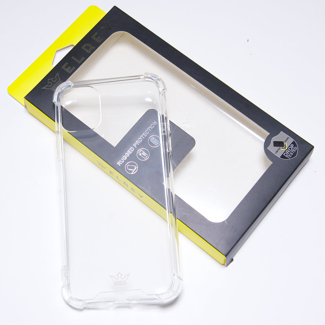 estuches proteccion el rey hard case reforzado apple iphone 11 pro color transparente