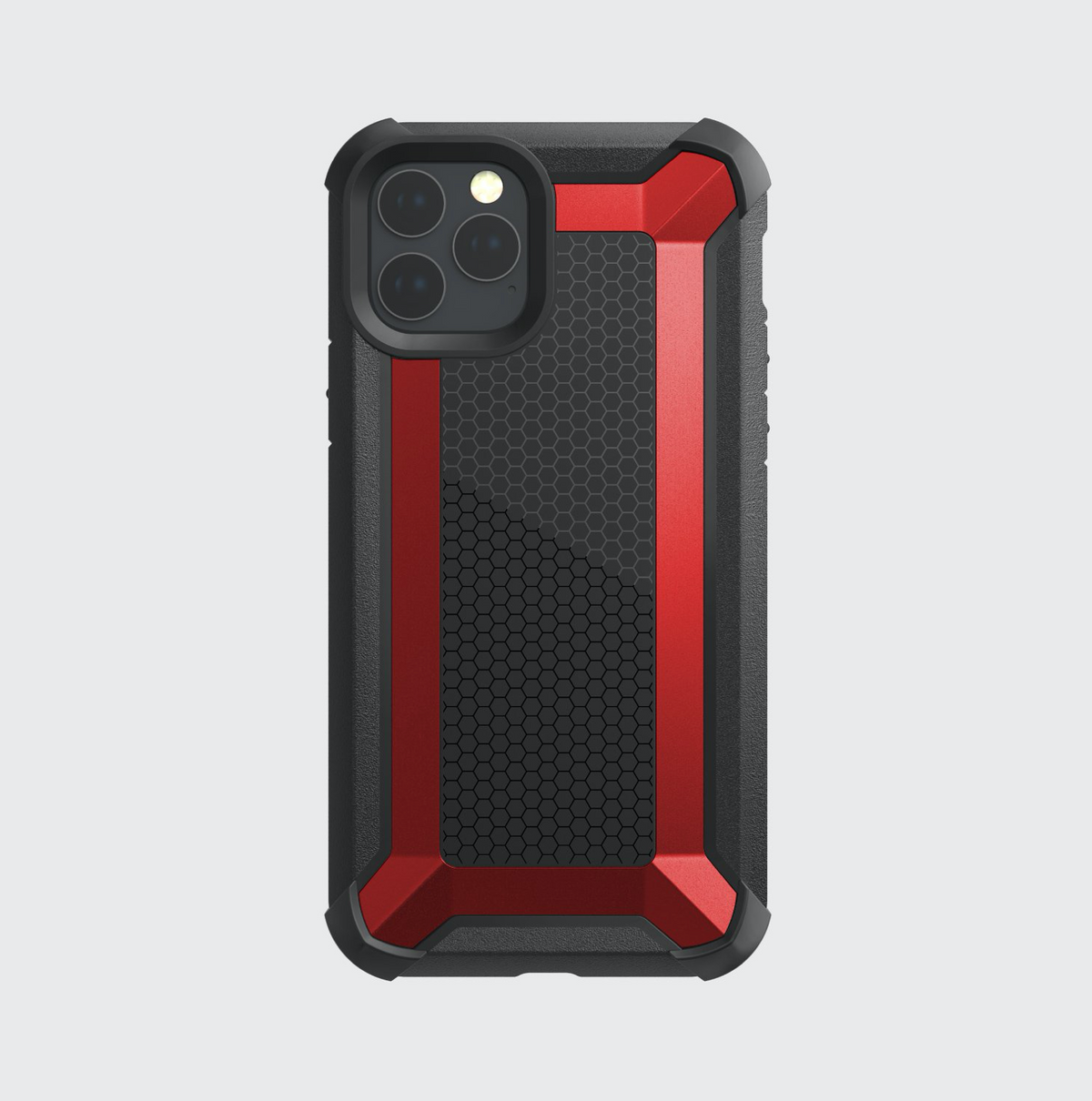 estuche proteccion xdoria defense tactical apple iphone 11 pro color rojo / negro