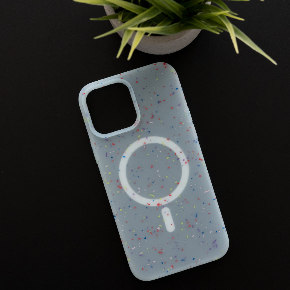 Estuche magsafe el rey magsafe core apple iphone 12 color celeste