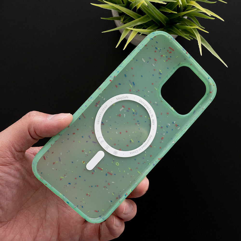 Estuche magsafe el rey magsafe core apple iphone 12 color verde