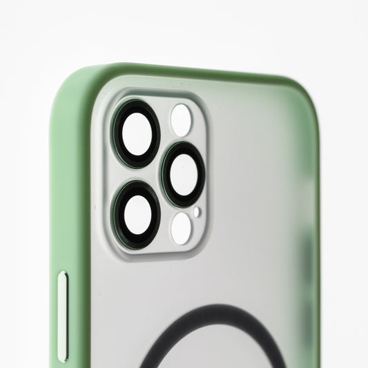 Estuche Vidrio Templado MagSafe El Rey para iPhone 12 Pro - Verde - IP12PMMAGV05