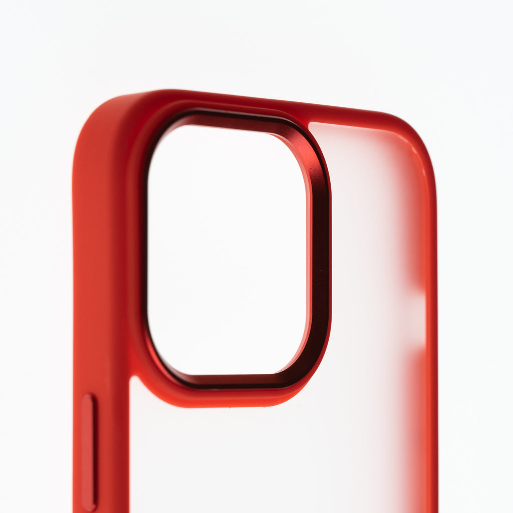 estuches clasico el rey apple iphone 12 color rojo