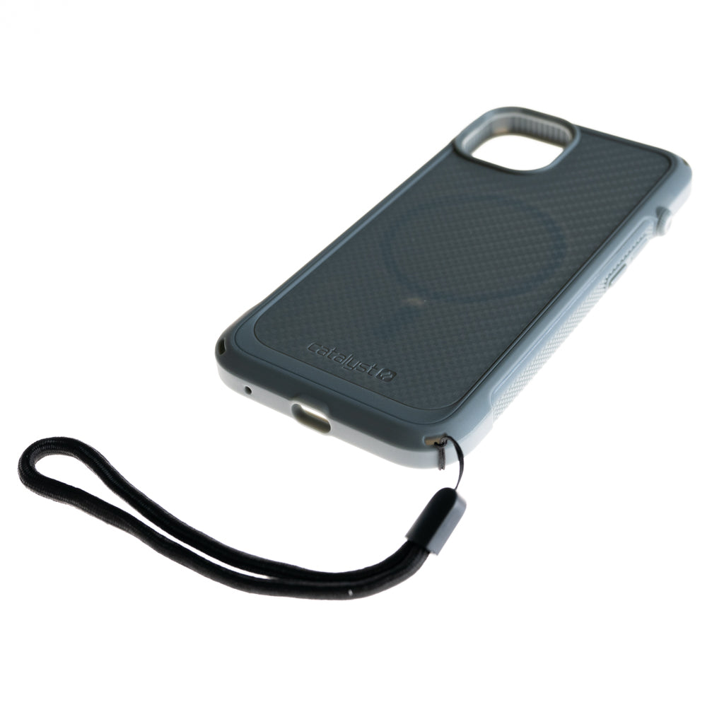 Estuches Clasico Catalyst Vibe Case Fibra De Carbon Con Magsafe Apple Iphone 13 Color Gris