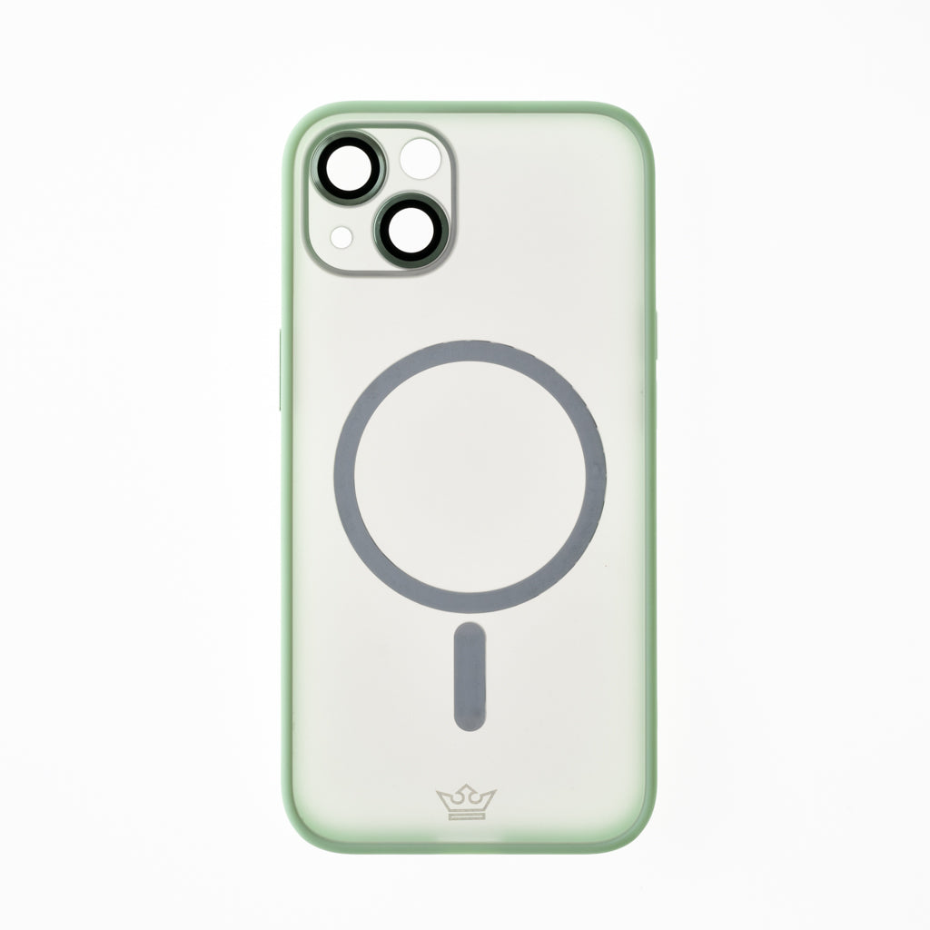Estuche Vidrio Templado El Rey MagSafe iPhone 13 Verde - IP13MAGV05
