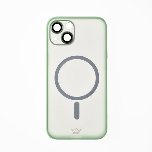 Estuche Vidrio Templado El Rey MagSafe iPhone 13 Verde - IP13MAGV05