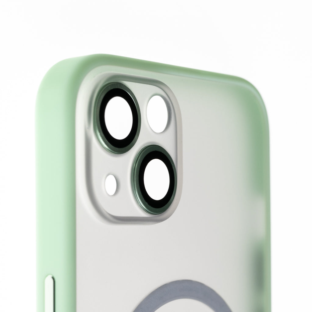 Estuche Vidrio Templado El Rey MagSafe iPhone 13 Verde - IP13MAGV05