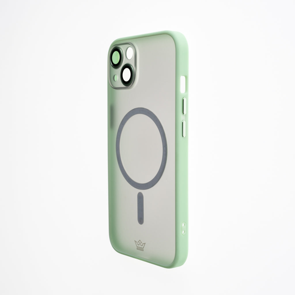 Estuche Vidrio Templado El Rey MagSafe iPhone 13 Verde - IP13MAGV05