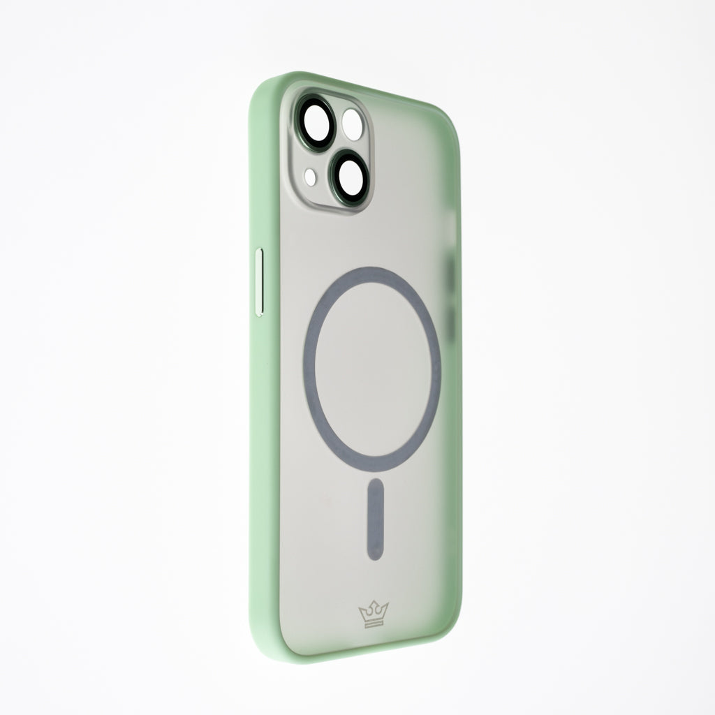 Estuche Vidrio Templado El Rey MagSafe iPhone 13 Verde - IP13MAGV05