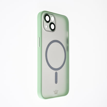Estuche Vidrio Templado El Rey MagSafe iPhone 13 Verde - IP13MAGV05