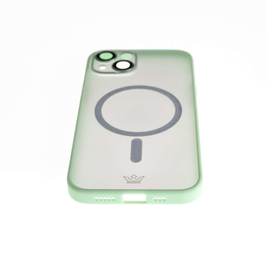 Estuche Vidrio Templado El Rey MagSafe iPhone 13 Verde - IP13MAGV05