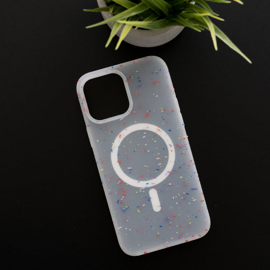 Estuche magsafe el rey magsafe core apple iphone 13 pro color blanco