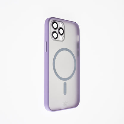 Estuche Vidrio Templado Rey MagSafe Morado para iPhone 13 Pro - IP13PMAGV04