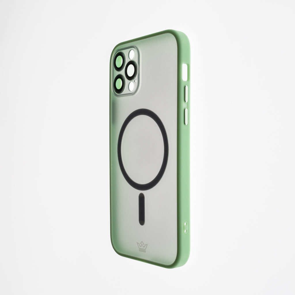 Estuche Vidrio Templado MagSafe iPhone 13 Pro Verde - IP13PMAGV05