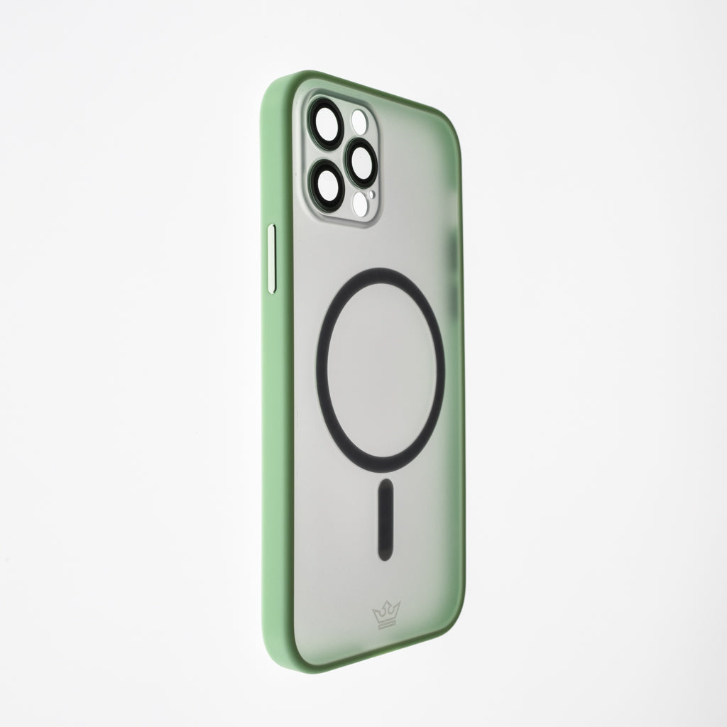 Estuche Vidrio Templado MagSafe iPhone 13 Pro Verde - IP13PMAGV05