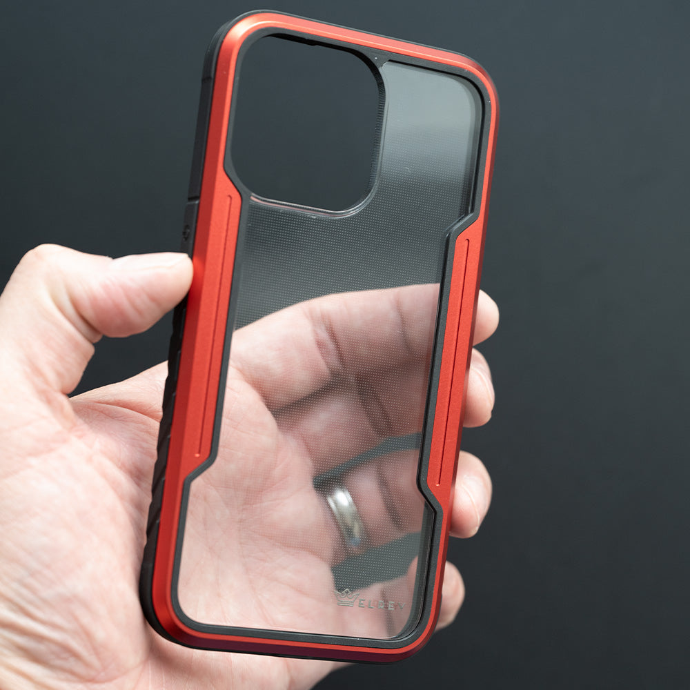 Estuche Protección El Rey Defense para iPhone 13 Pro Max - Rojo - IP13PMERDS03