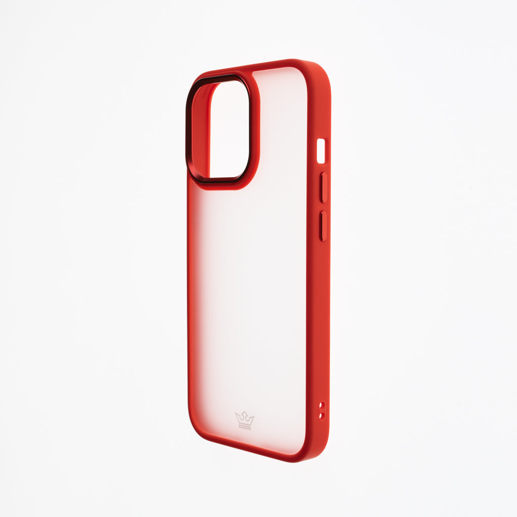 estuche clasico el rey apple iphone 13 pro max color rojo