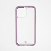 estuche transparente el rey super bumper de atra apple iphone 13 pro ,  iphone 13 pro max color morado / transparente