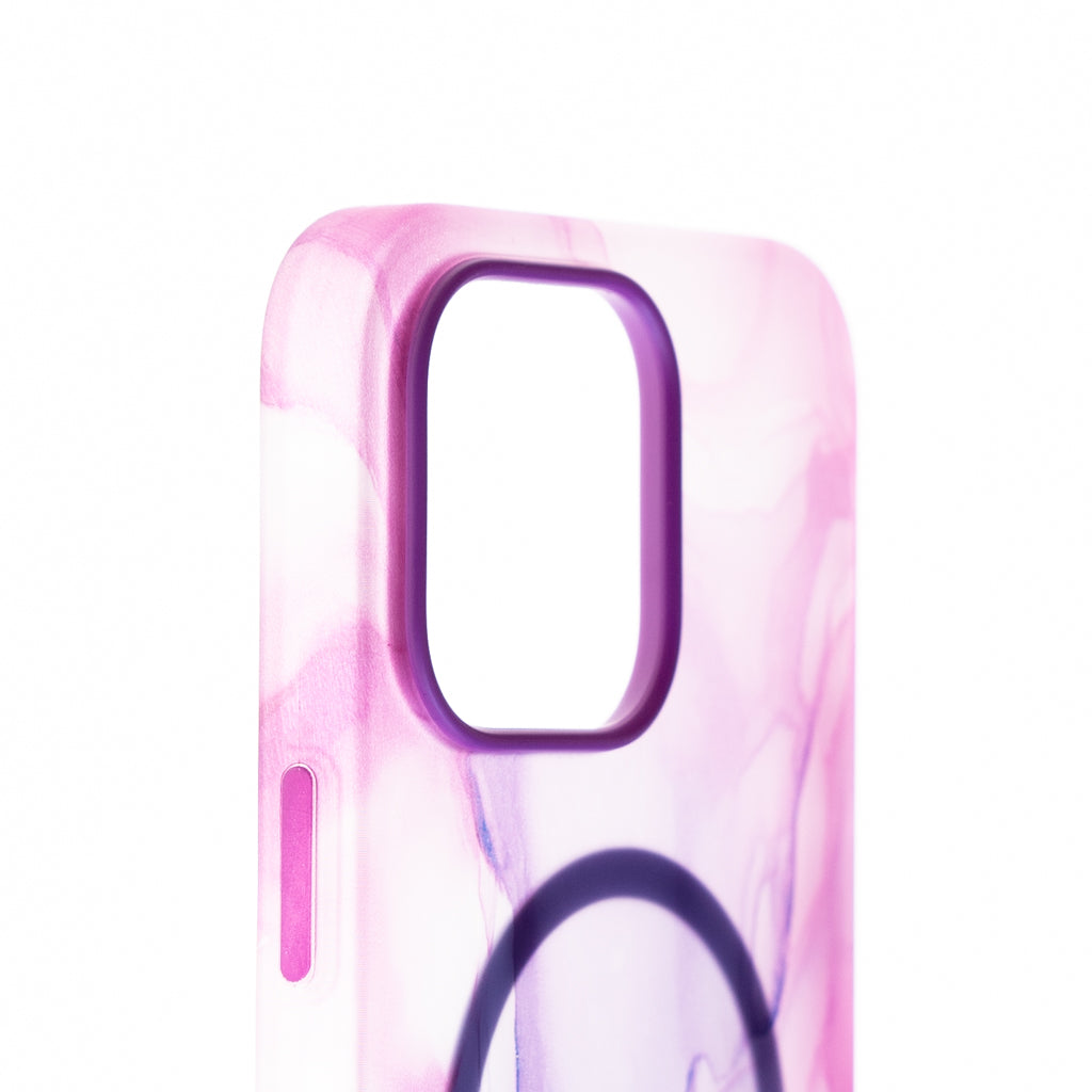 Estuche clasico el rey figura apple iphone 14 color morado