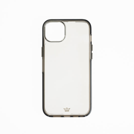 Estuche transparente el rey symmetry apple iphone 14 plus color gris / transparente
