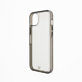 estuche transparente el rey symmetry apple iphone 14 plus color gris / transparente