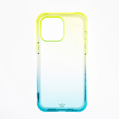 Estuche Clásico Degradé Verde/Turquesa para iPhone 14 Pro Max - IP14PMRDG03