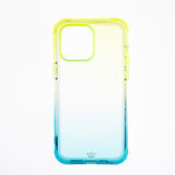 Estuche clasico el rey marco degrade apple iphone 14 pro max color verde / turquesa