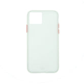 estuche proteccion el rey hard case marco apple iphone 11 pro color blanco / transparente