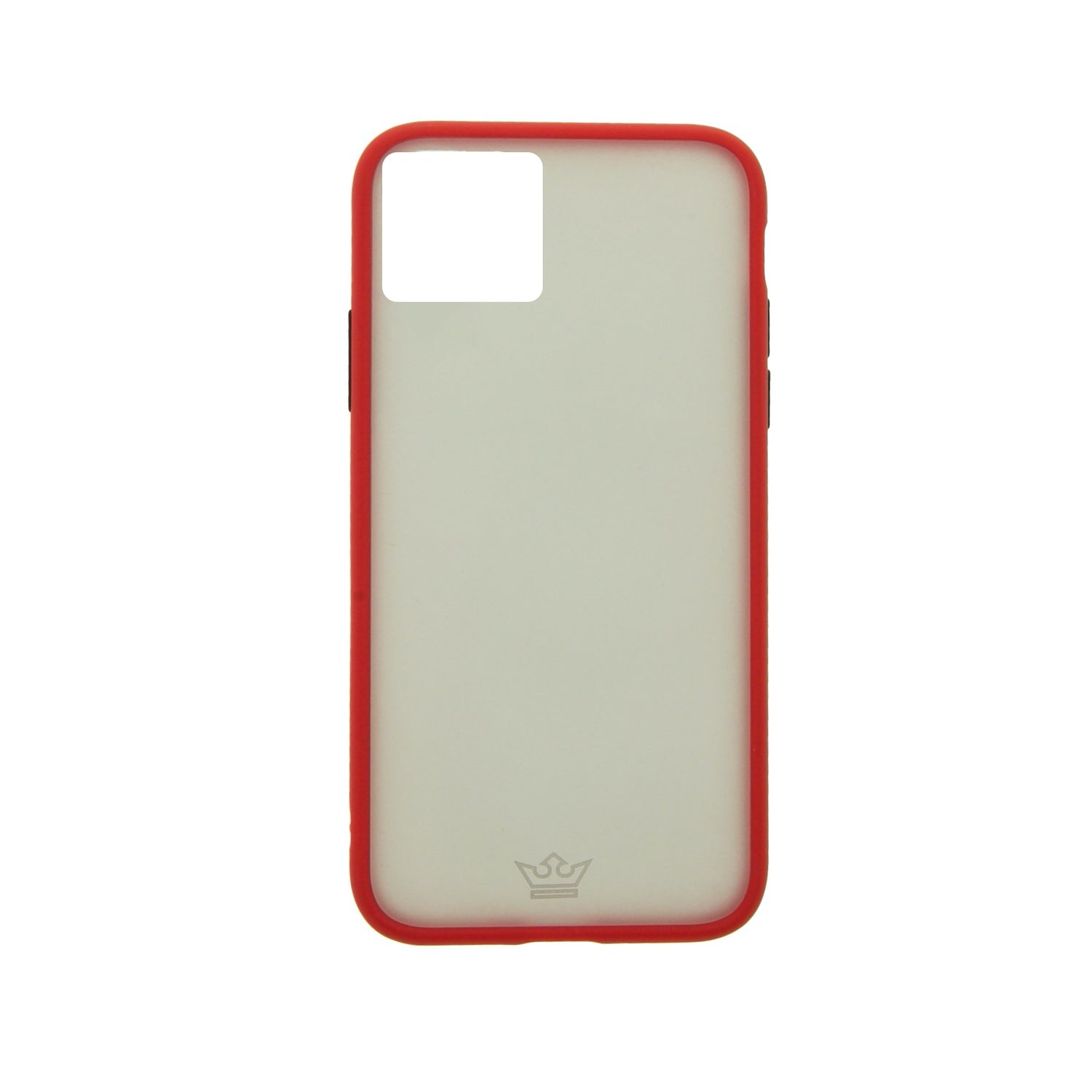 Estuche proteccion el rey hard case marco humo apple iphone 11 pro color rojo